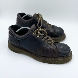 Dr Martens 10938 Brown Leather Oxford Casual Shoes Mens Size 13